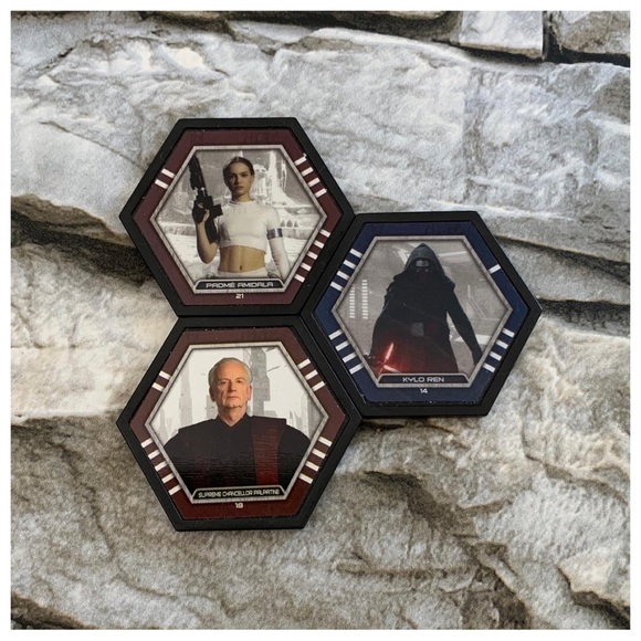 2016 Lot of 26 Star Wars Galactic Connexions Trading Cards Discs Game Series 3 - Picture 6 of 11